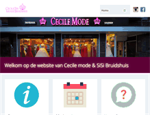 Tablet Screenshot of cecilemode.nl
